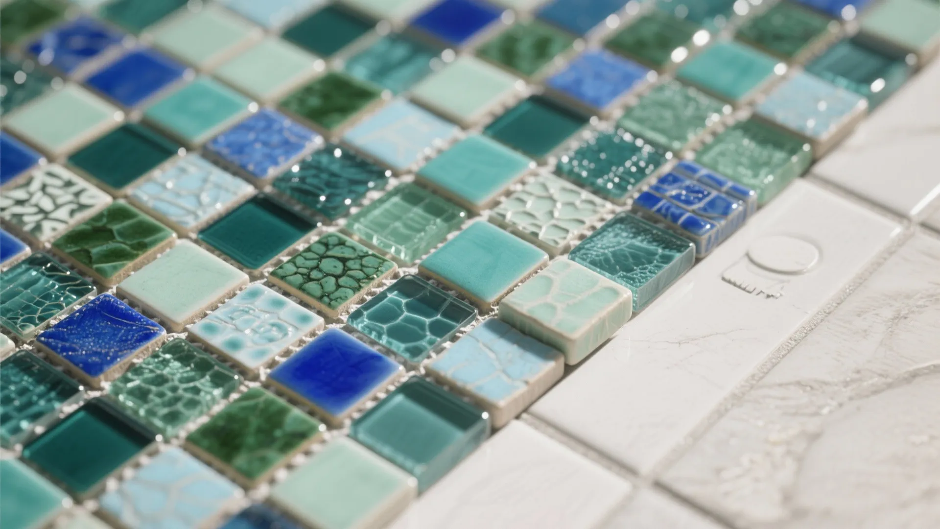 4. Small mosaic accents for texture and focal points