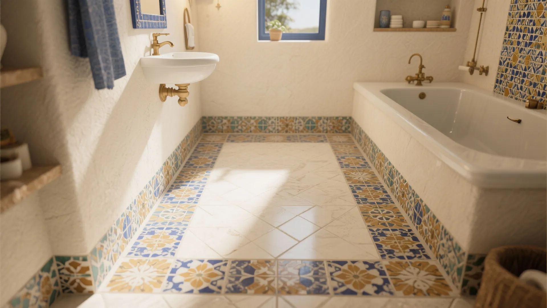 6. Mosaic Border Molding