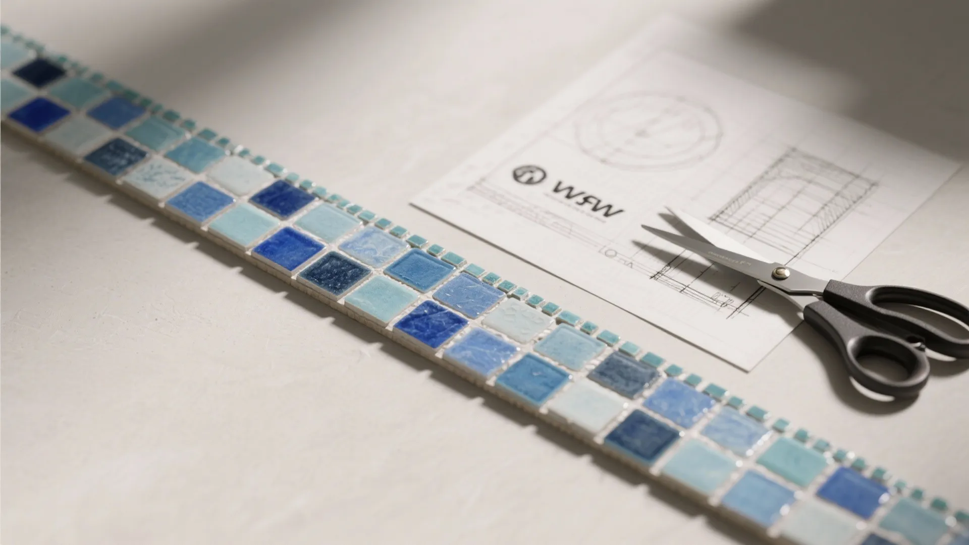 5. Playful Mosaic Borders