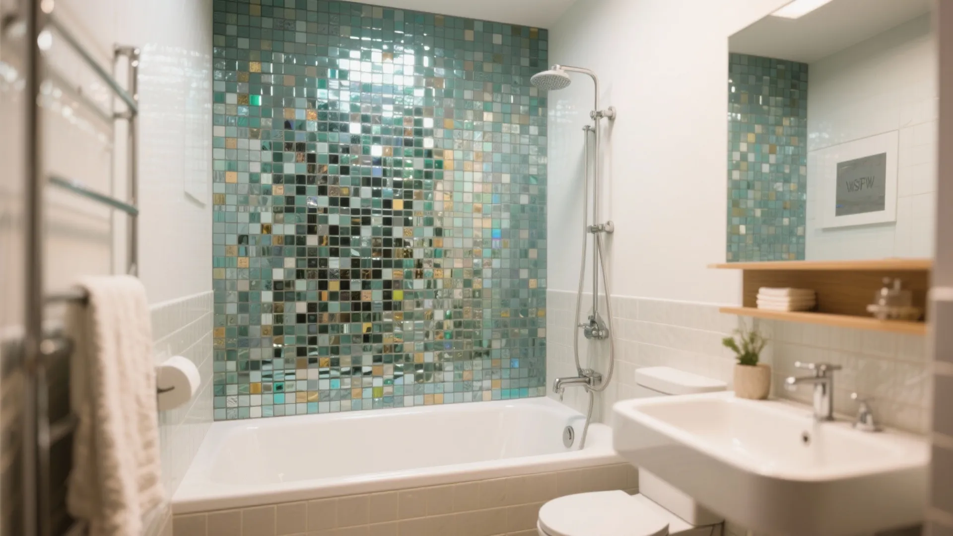 4. Mosaic Feature Wall