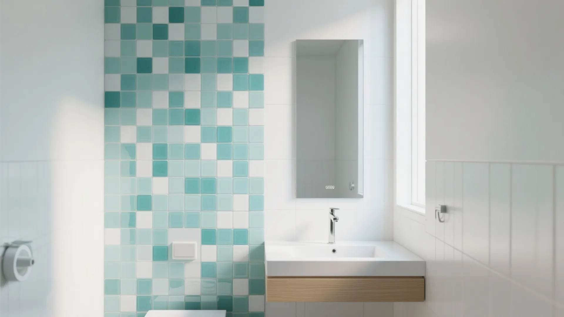 Playful Mosaic Feature Walls