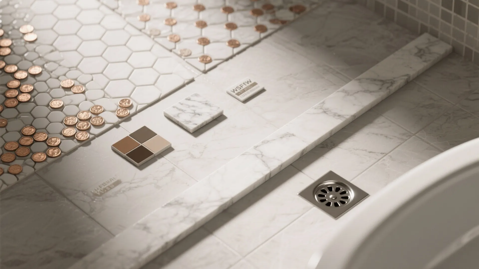 Mosaic Tiles to Harness Grout Lines