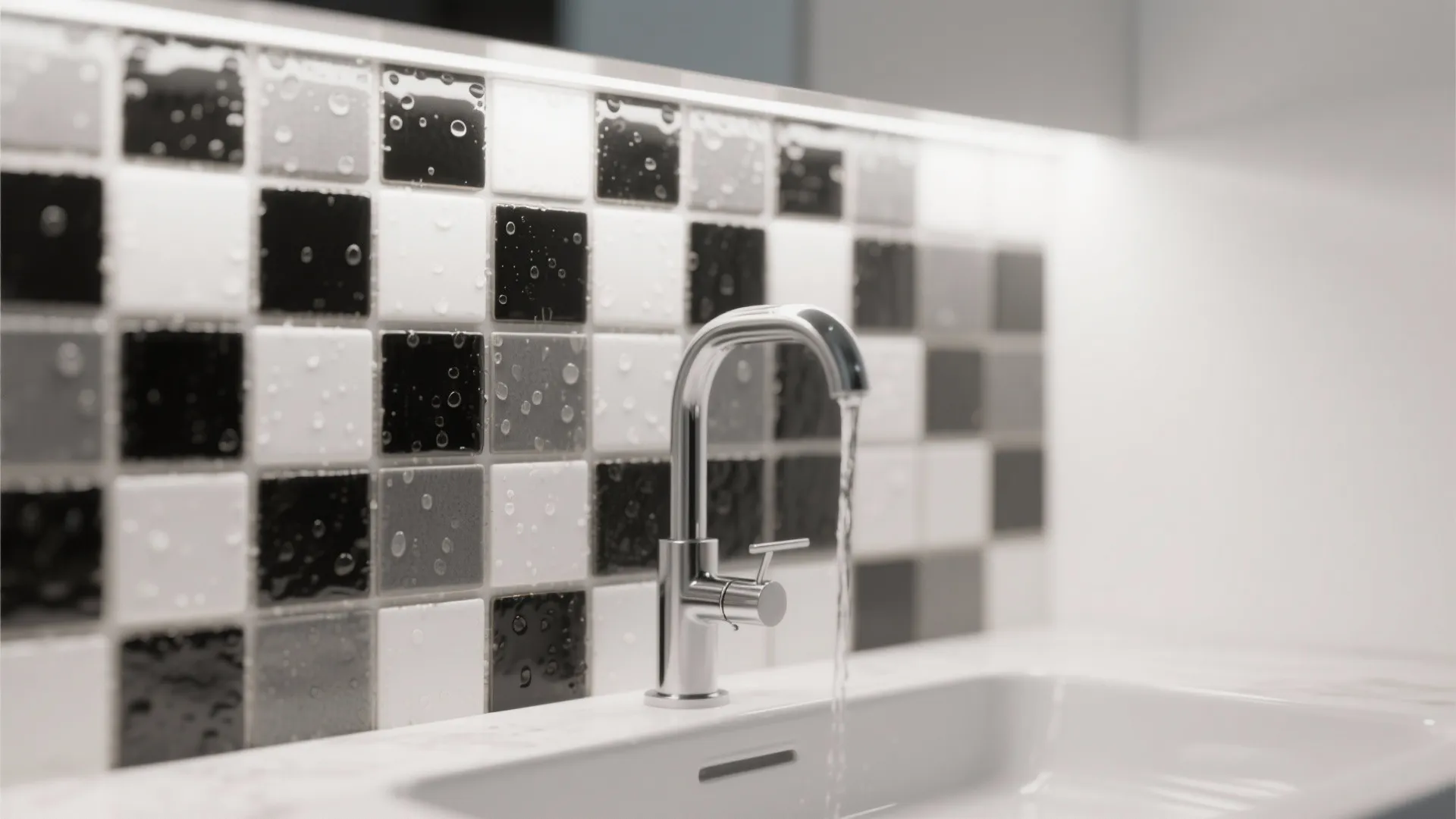 2. Monochrome mosaics as focal points