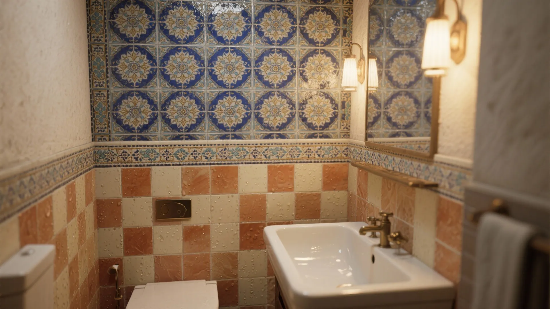 Turkish Decor Bathroom: 5 Inspiring Ideas: Small Turkish-inspired bathrooms that pack pattern, warmth and clever storage into every square foot