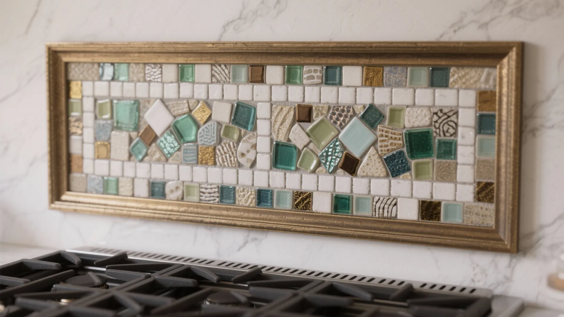 3. Mosaic Inserts for Focal Points