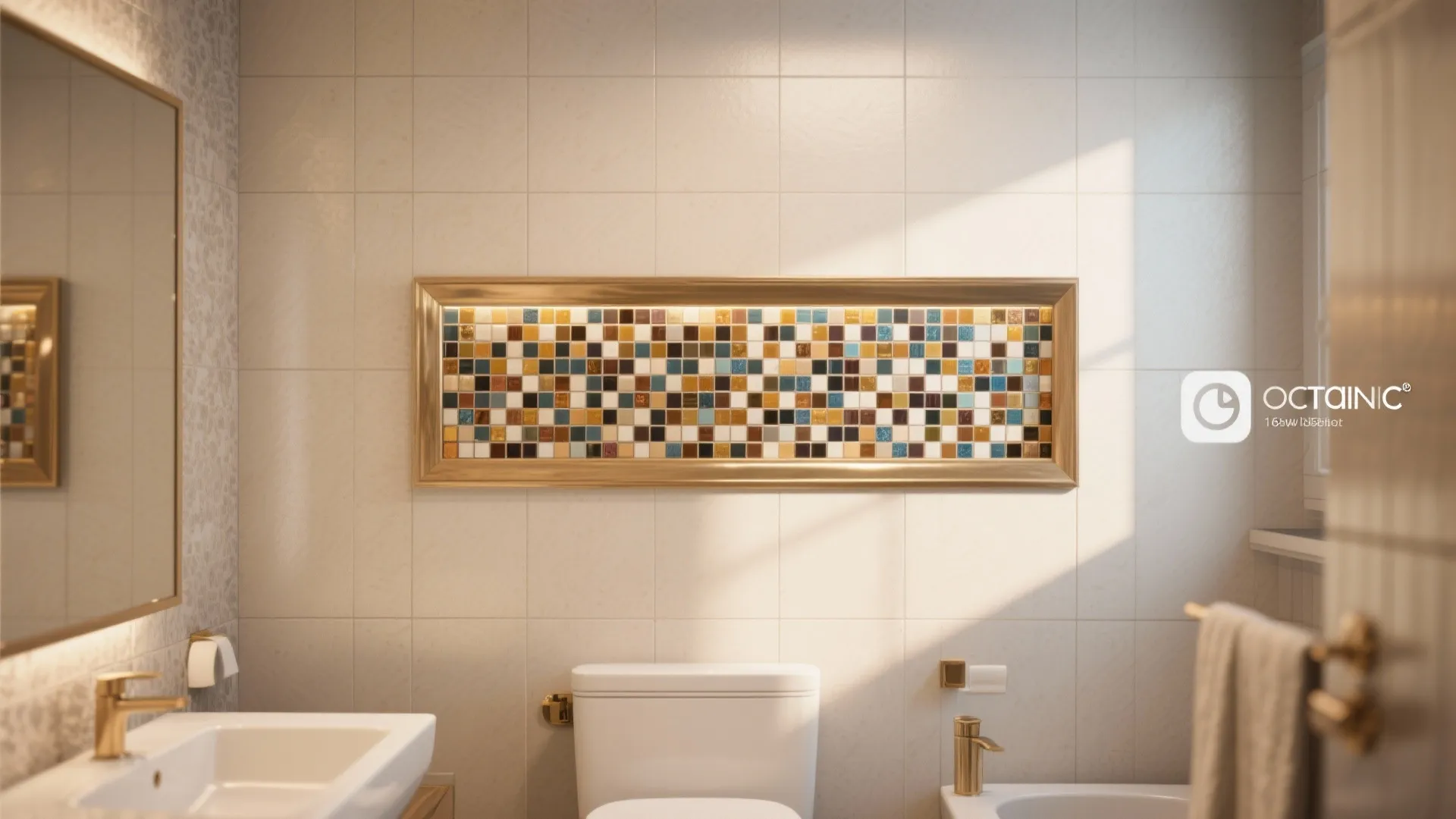 4. Mosaic Inset or Picture-Frame Detail