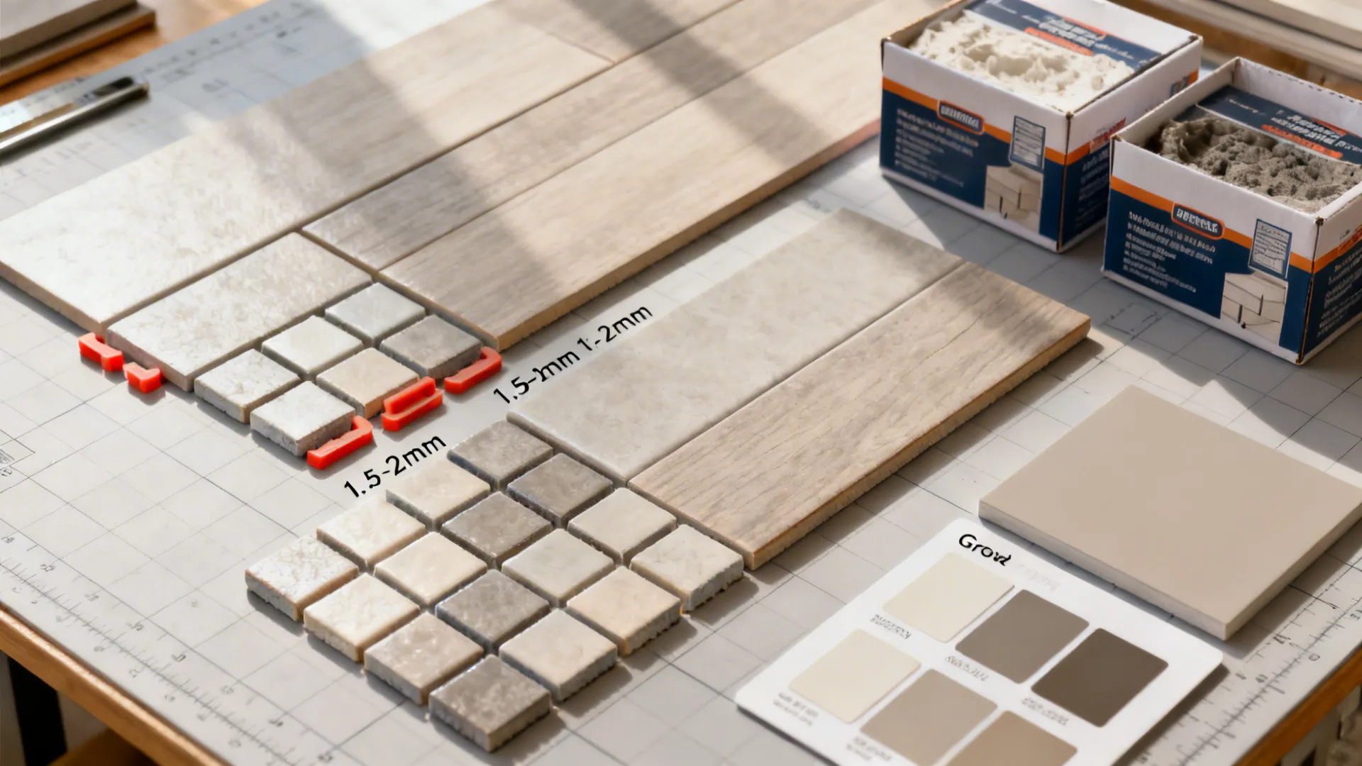 Zellige-inspired mosaics and mixed formats