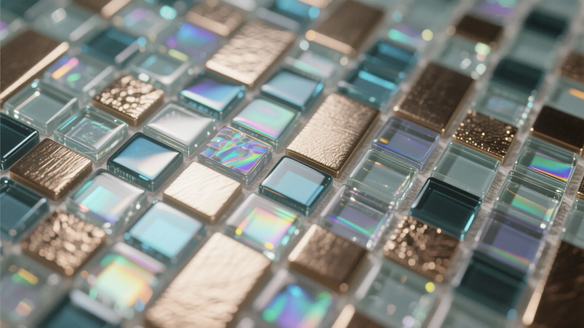 4. Glass or Metallic Mosaic for Light Bounce