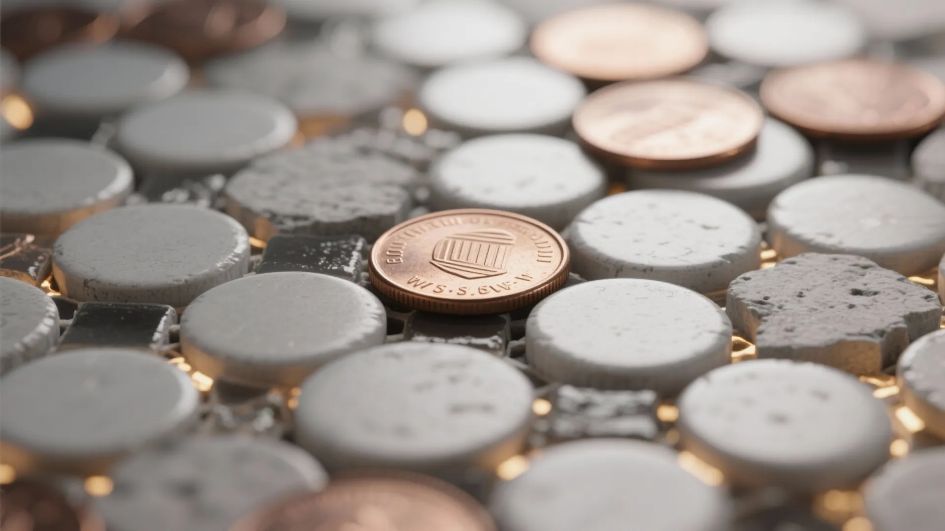 Graphic Mosaics with Niche Lighting