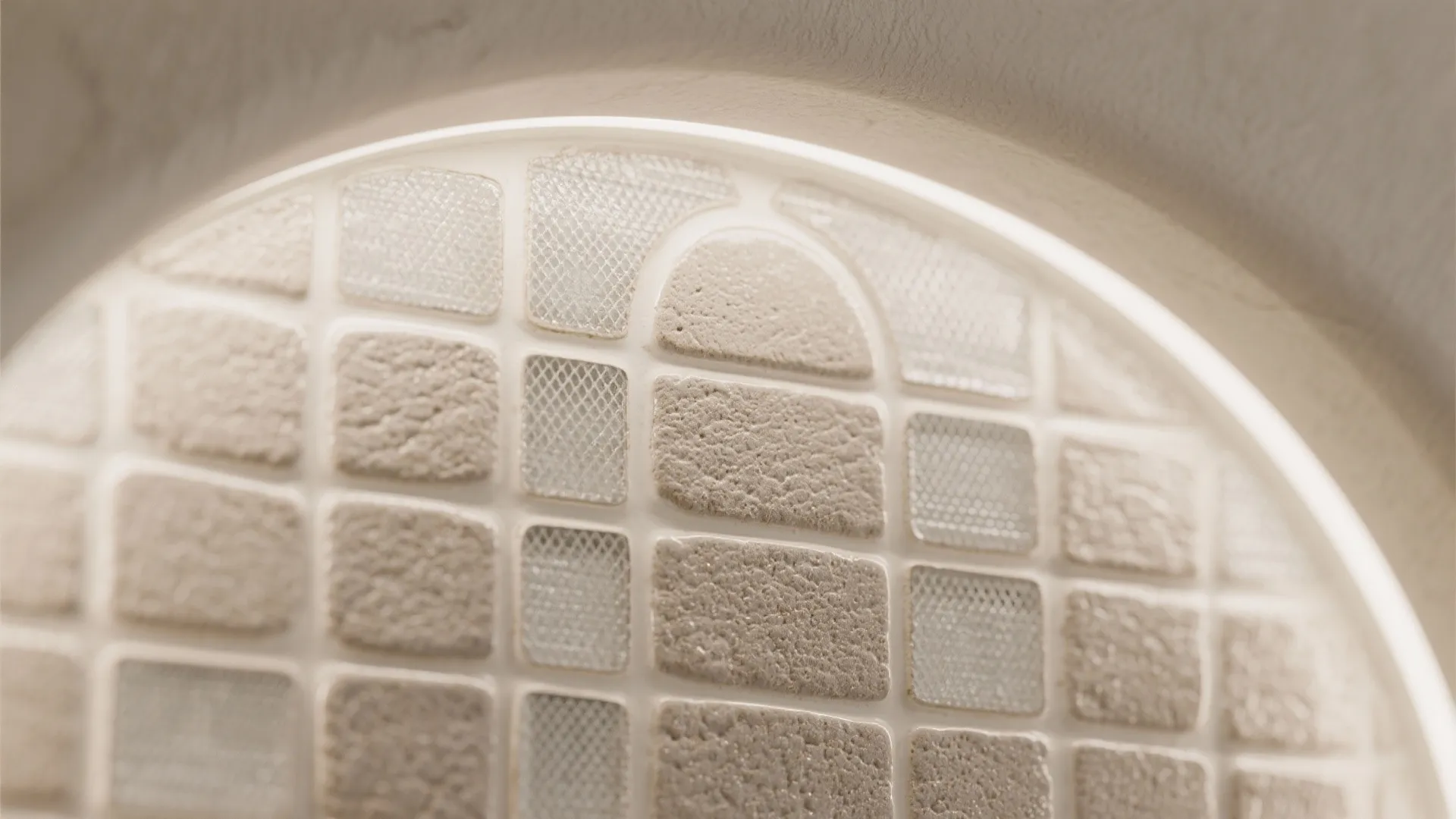 Textured Mosaic Sheets for Curves and Niches