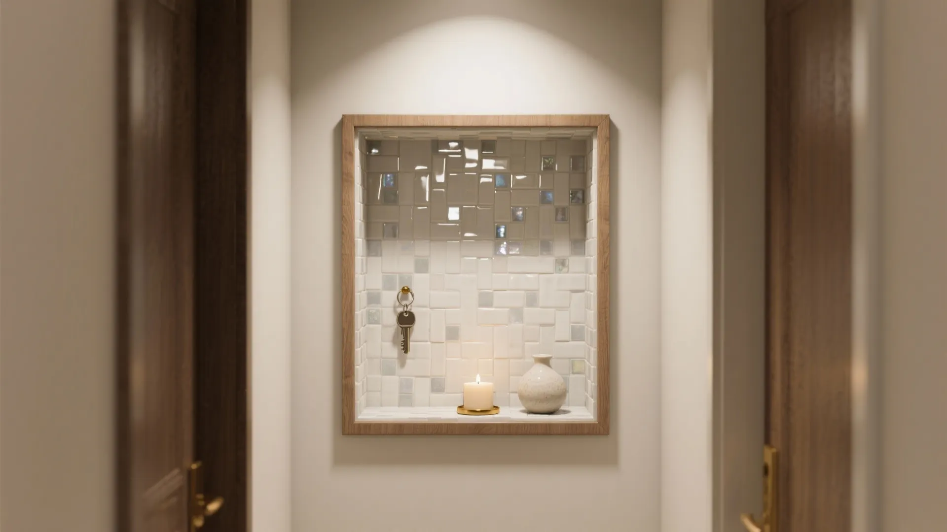 Mosaic Tile Accent Niche