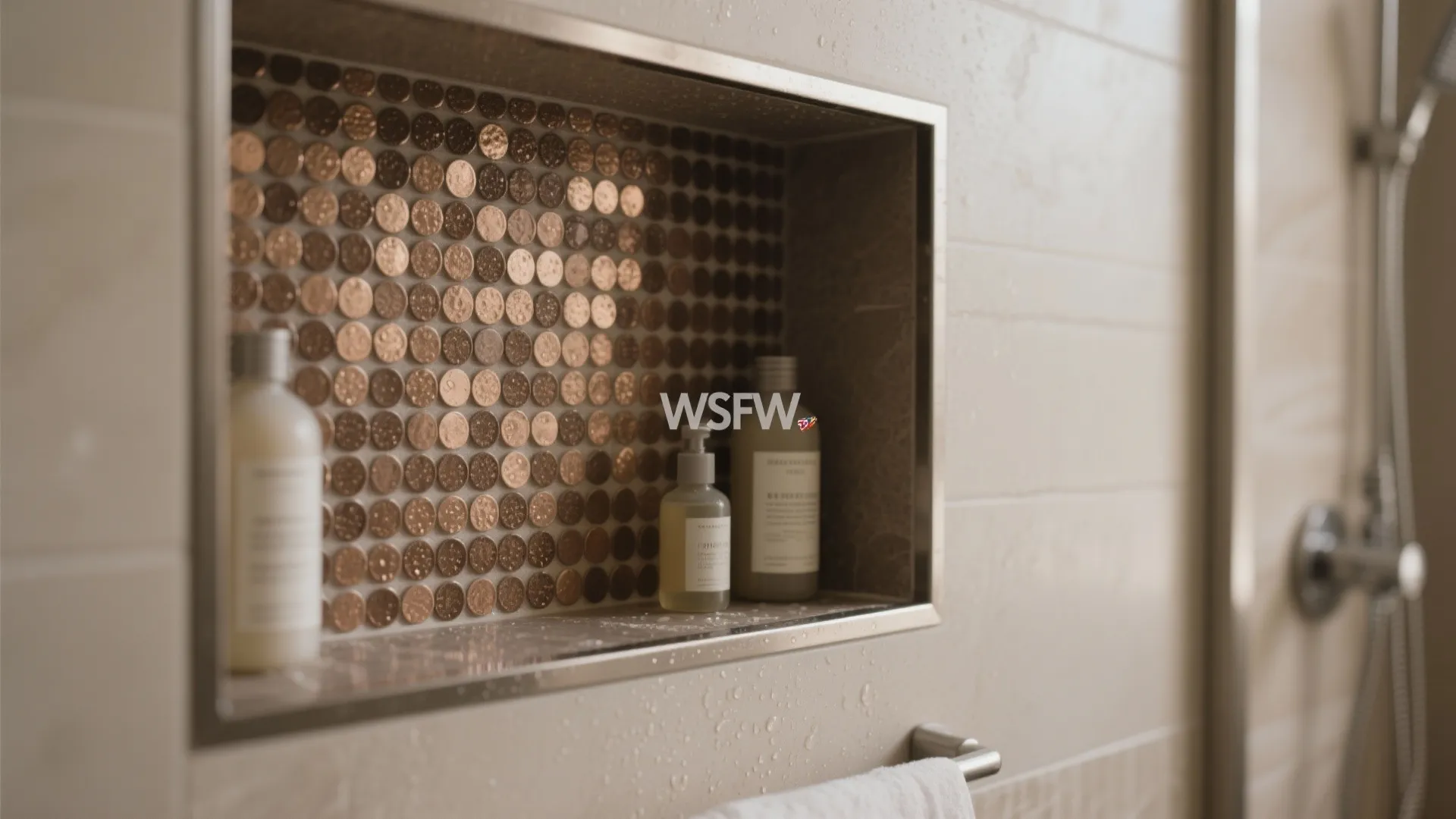 Mosaic Niche as a Jewel Box Accent