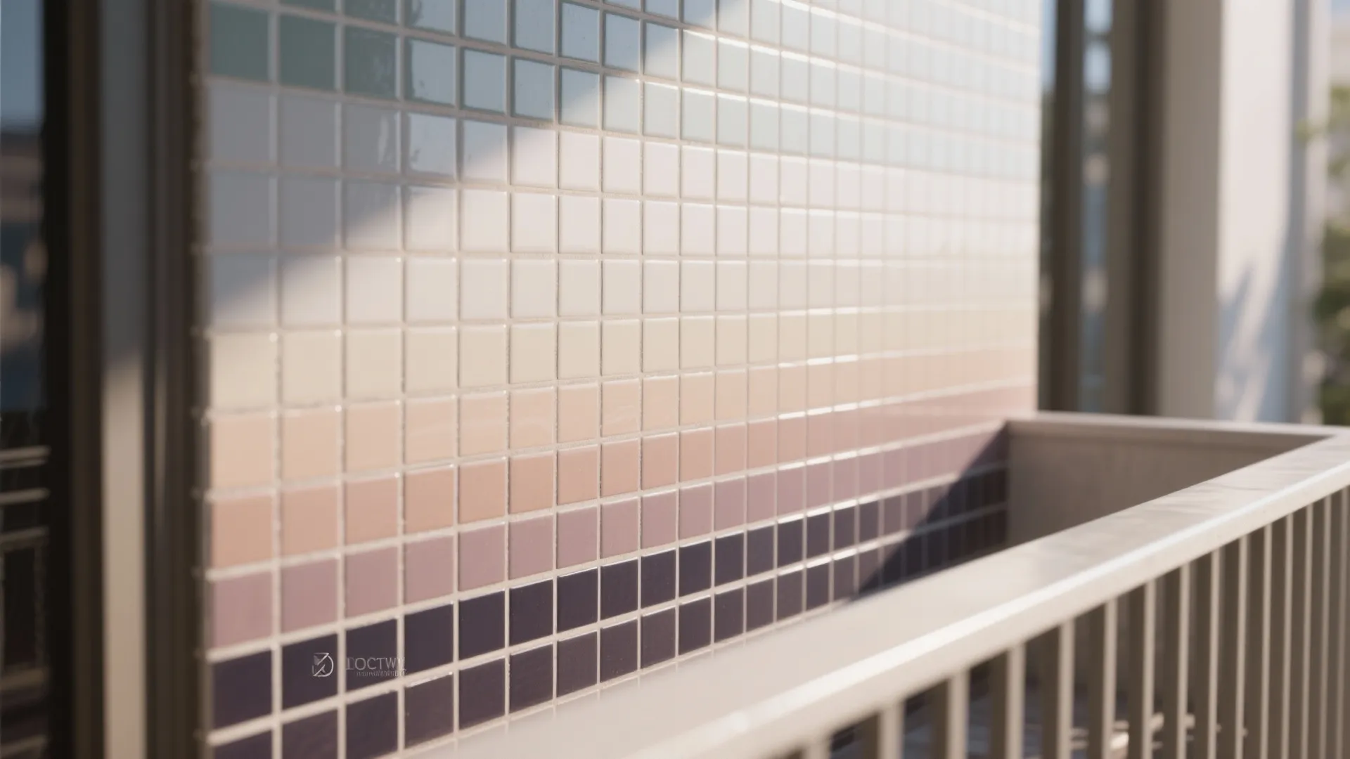 Idea 2: Mosaic ombré that lifts the eye