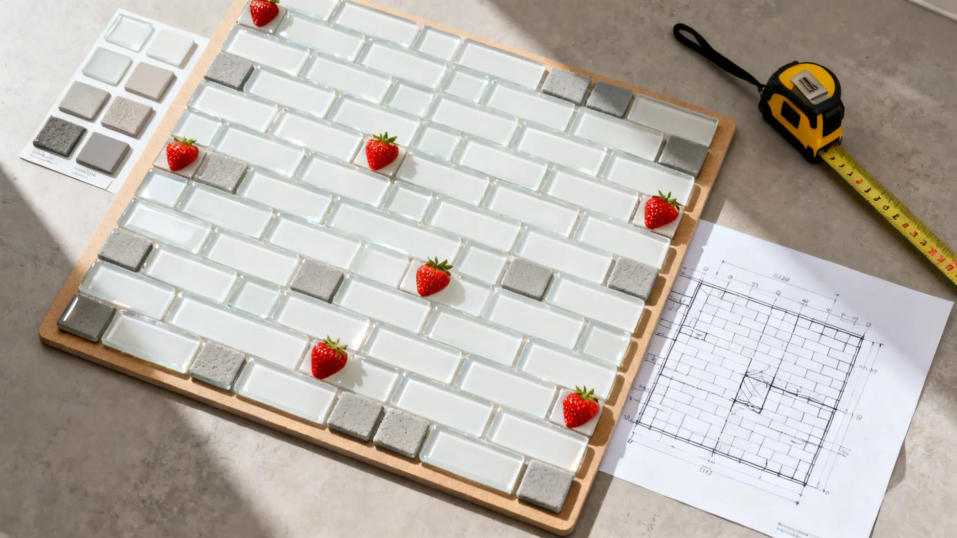 Berry Mosaic: Tiny Tiles, Big Texture