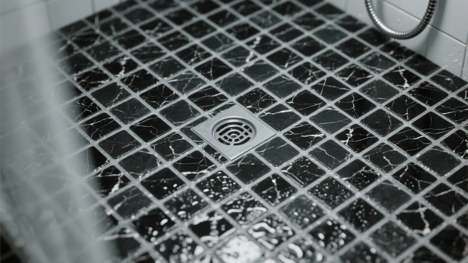 4. Grouted mosaic for texture and grip