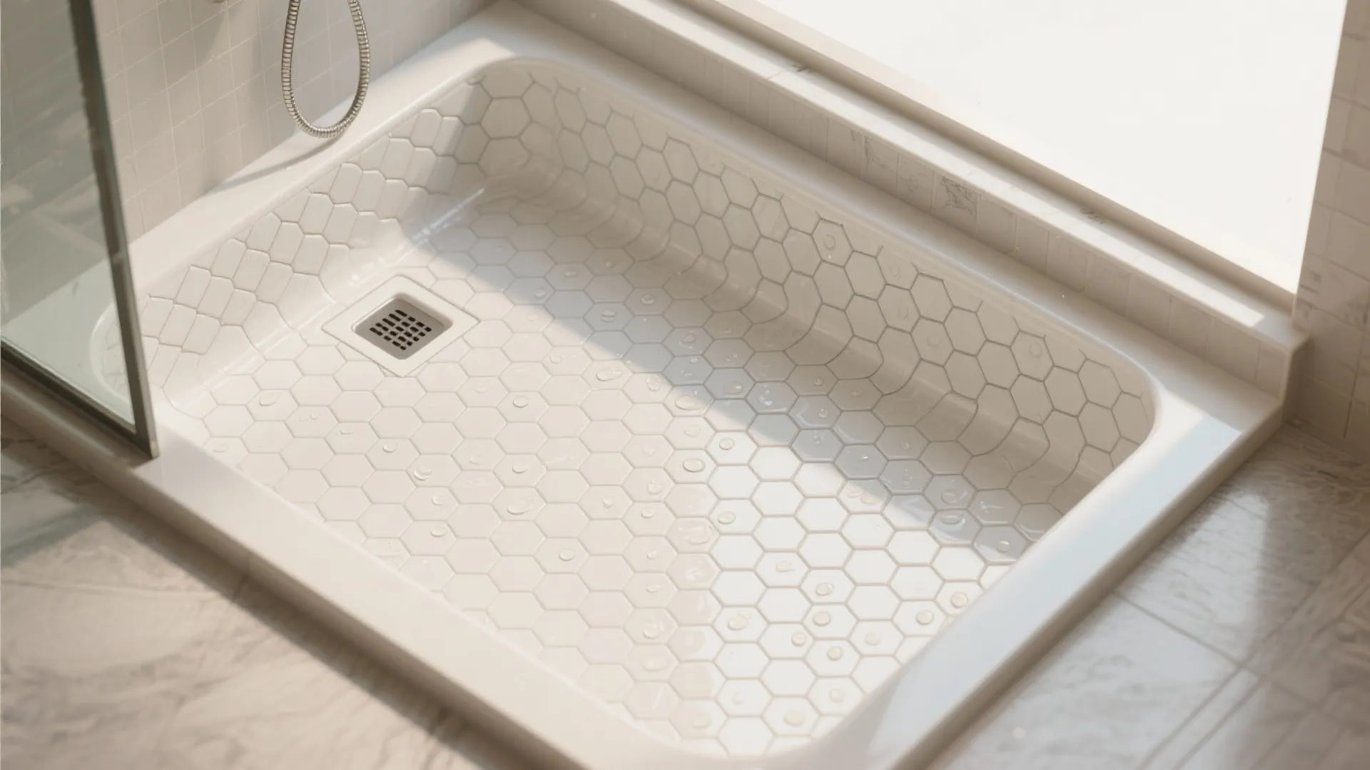 Small-Format Mosaics for the Shower Floor (2"×2" or smaller)