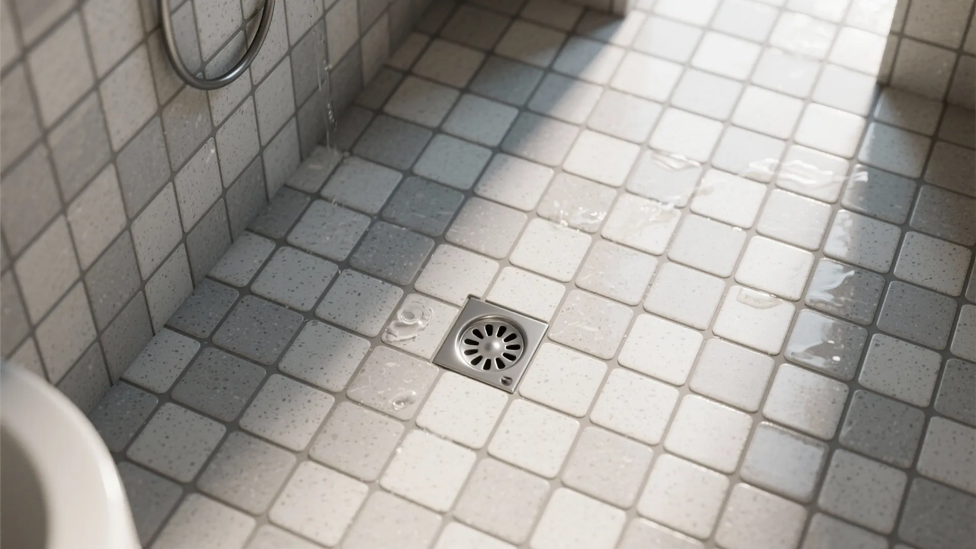 Small-Format Mosaics for Shower Zones