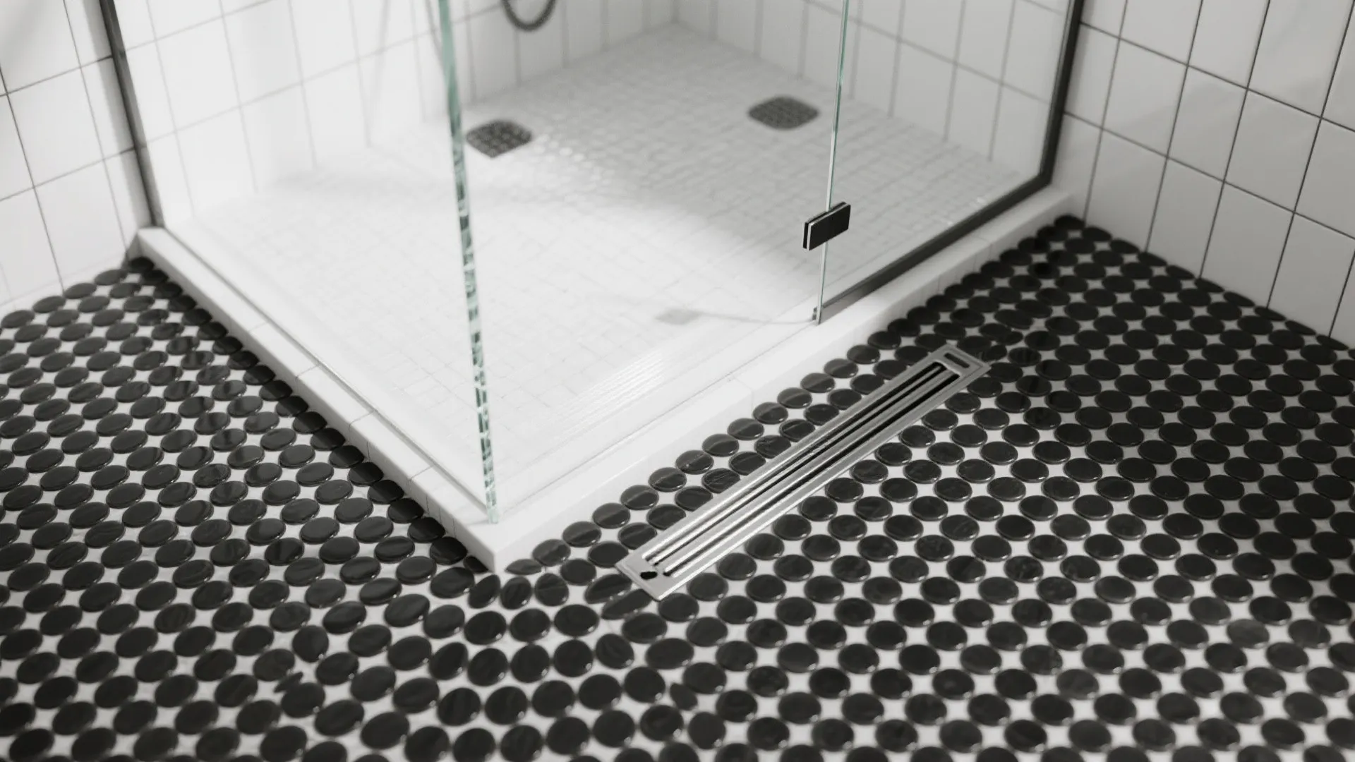 4) Graphic Mosaics for Wet-Zone Grip and Character