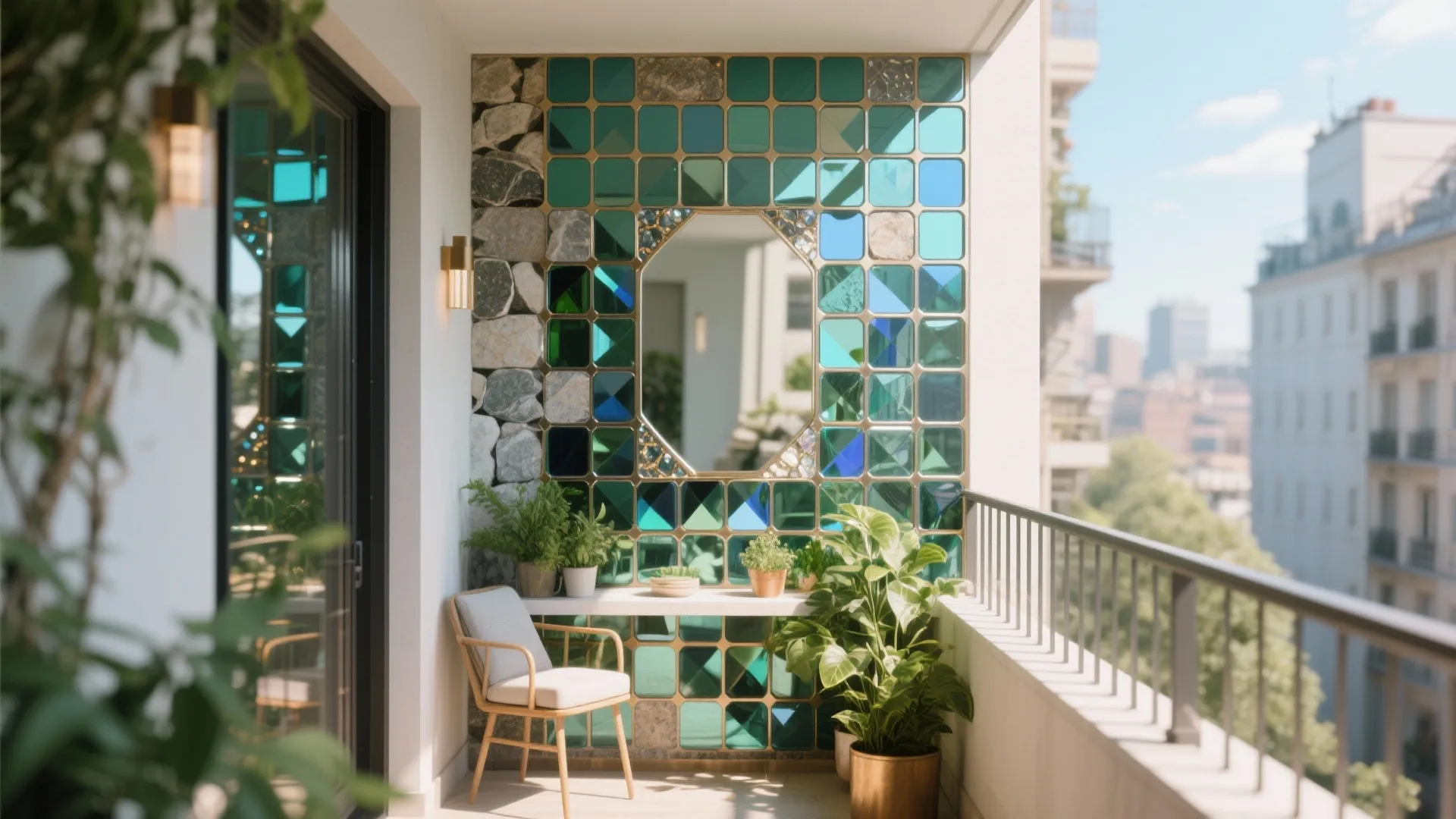 Idea 5: Mosaic Spark—Glass, Stone, and Metal