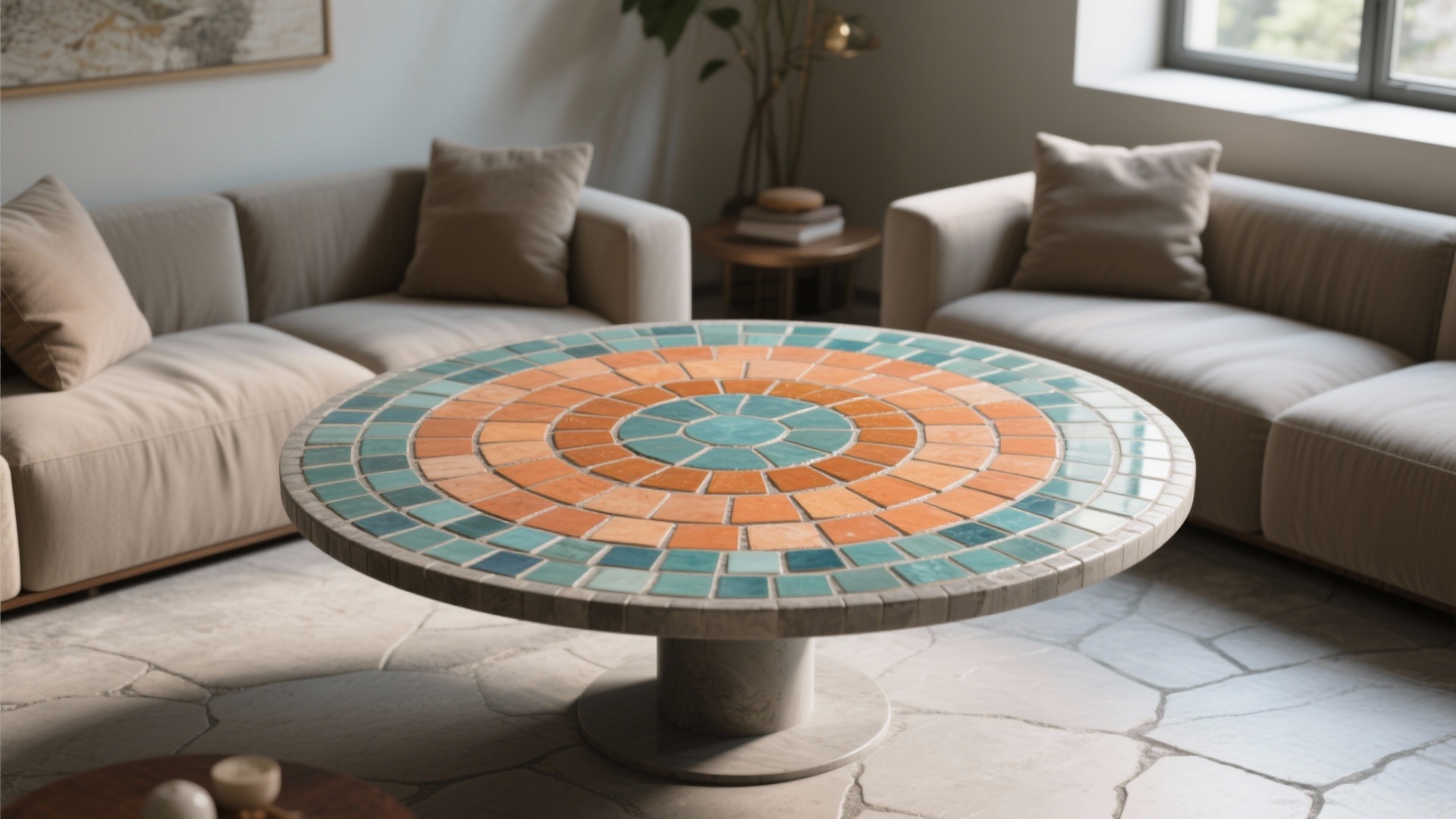 DIY Mosaic Tabletop Looks Messy? Fix Layout & Grout
