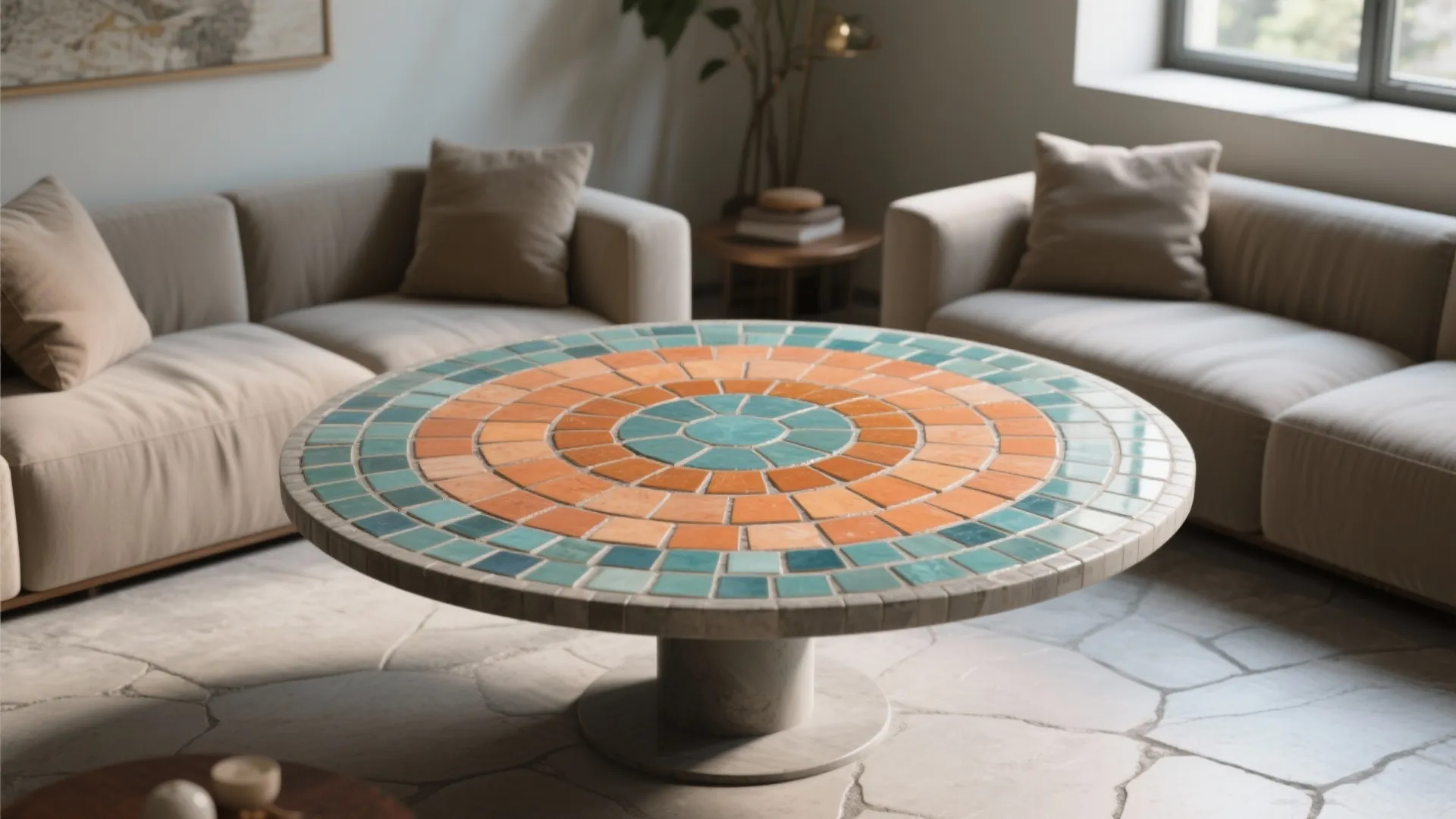 DIY Mosaic Table Top Kit: Transform Your Space with Creativity