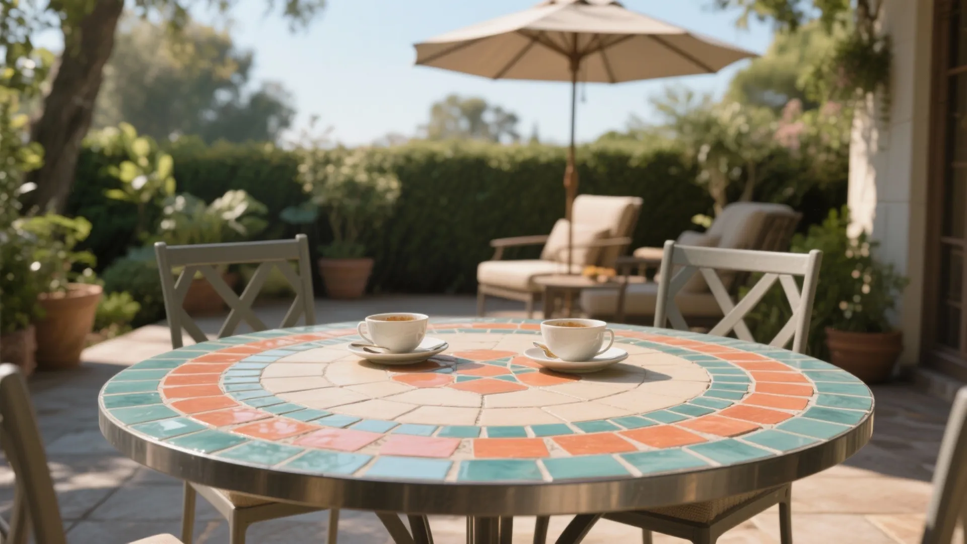 DIY Mosaic Outdoor Table: Step-by-Step Guide for Beginners: Fast-Track Guide to Creating a Colorful Mosaic Tabletop in 1 Hour