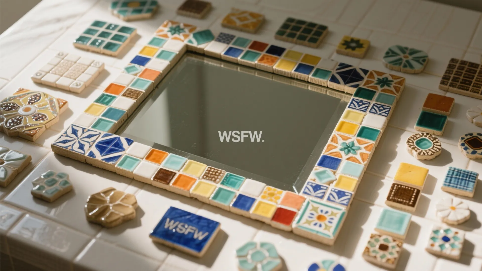 4. Mosaic Tile Surround