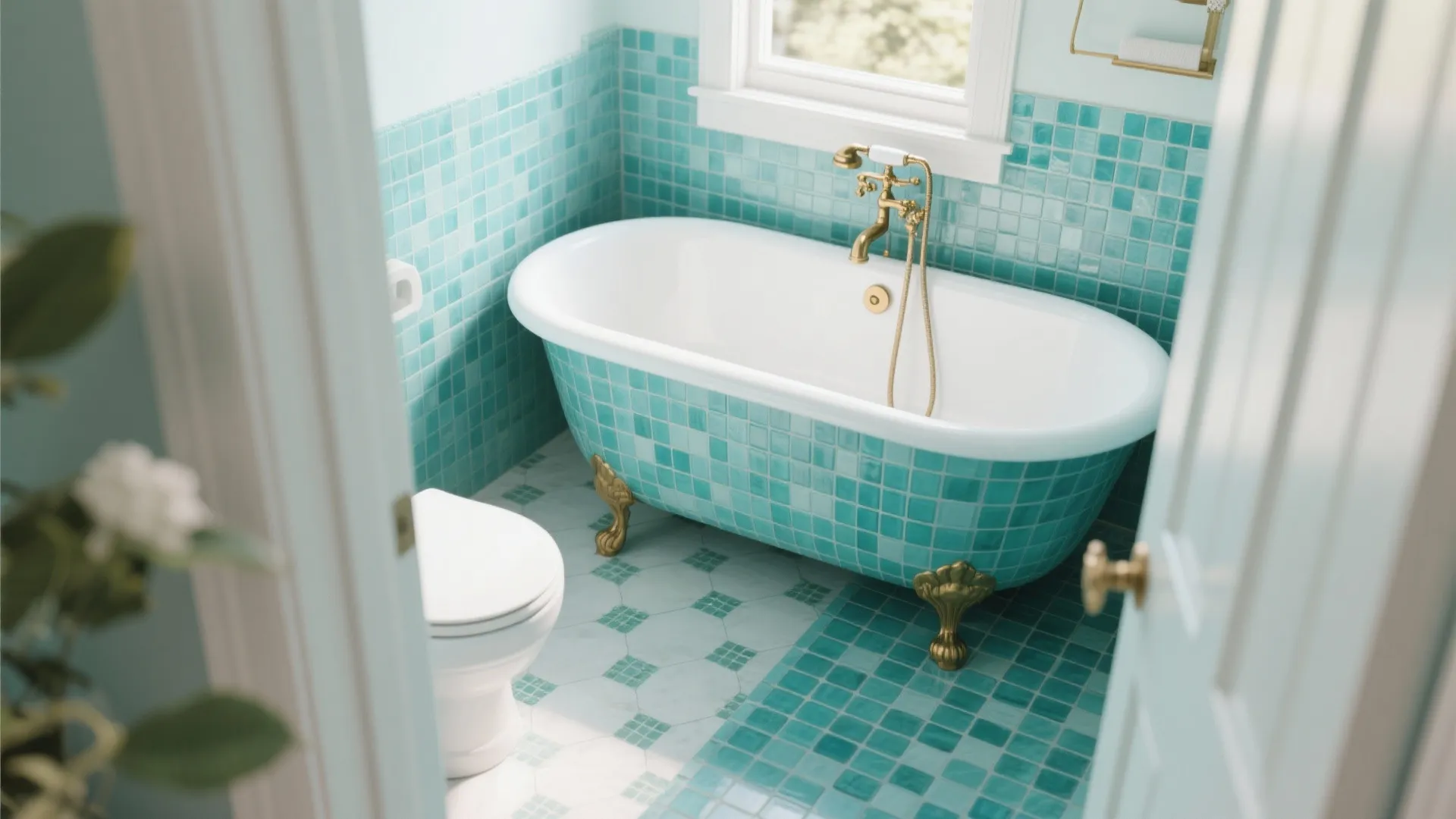 10. Mosaic Tiles in Zoned Areas