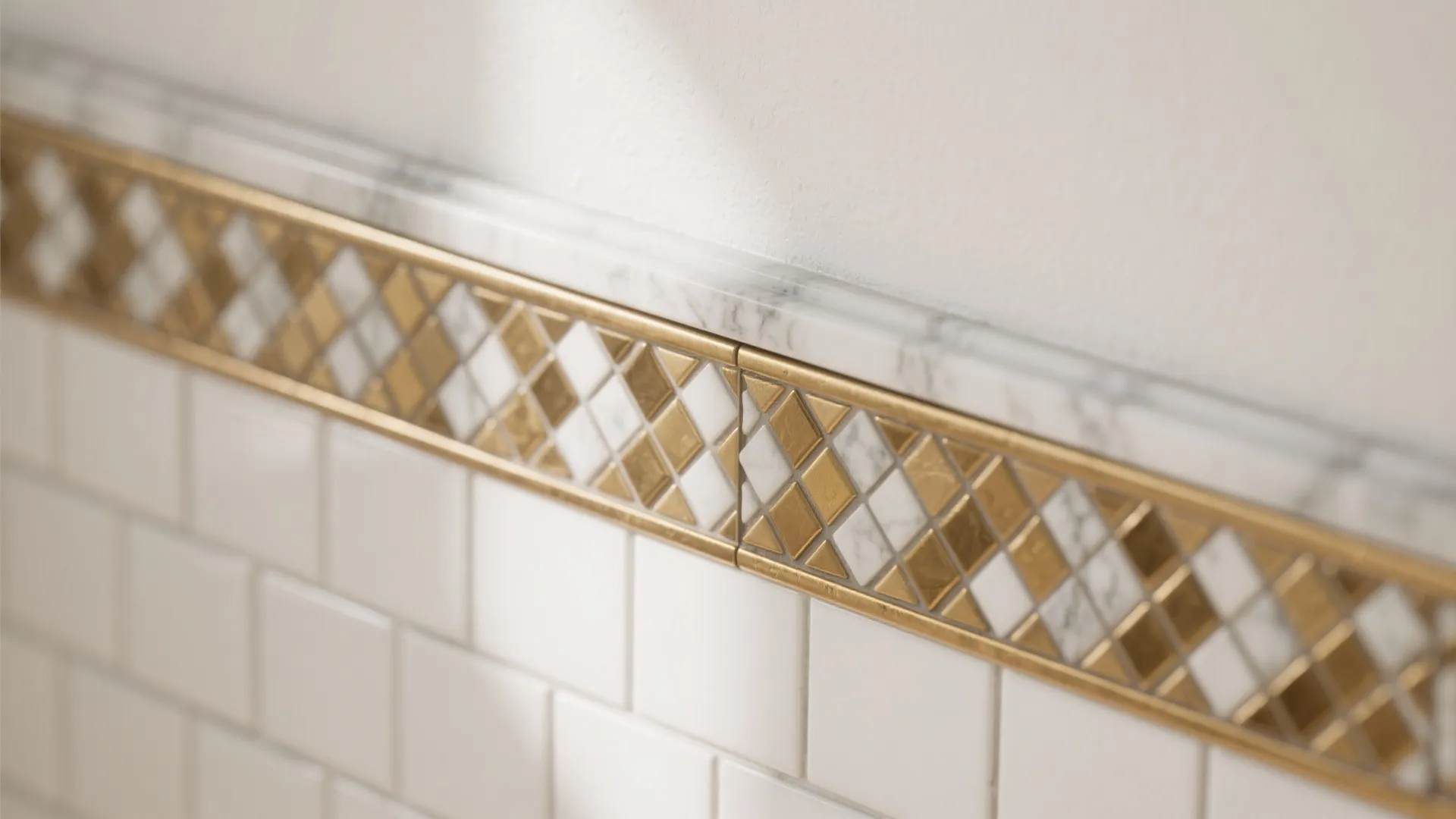 Mosaic Border and Trim That Finish the Line