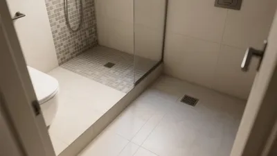 Modern Walk-In Shower Bathroom Design
