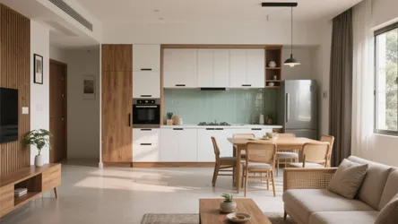 2 BHK Flat in Moshi: 5 Smart Design Ideas