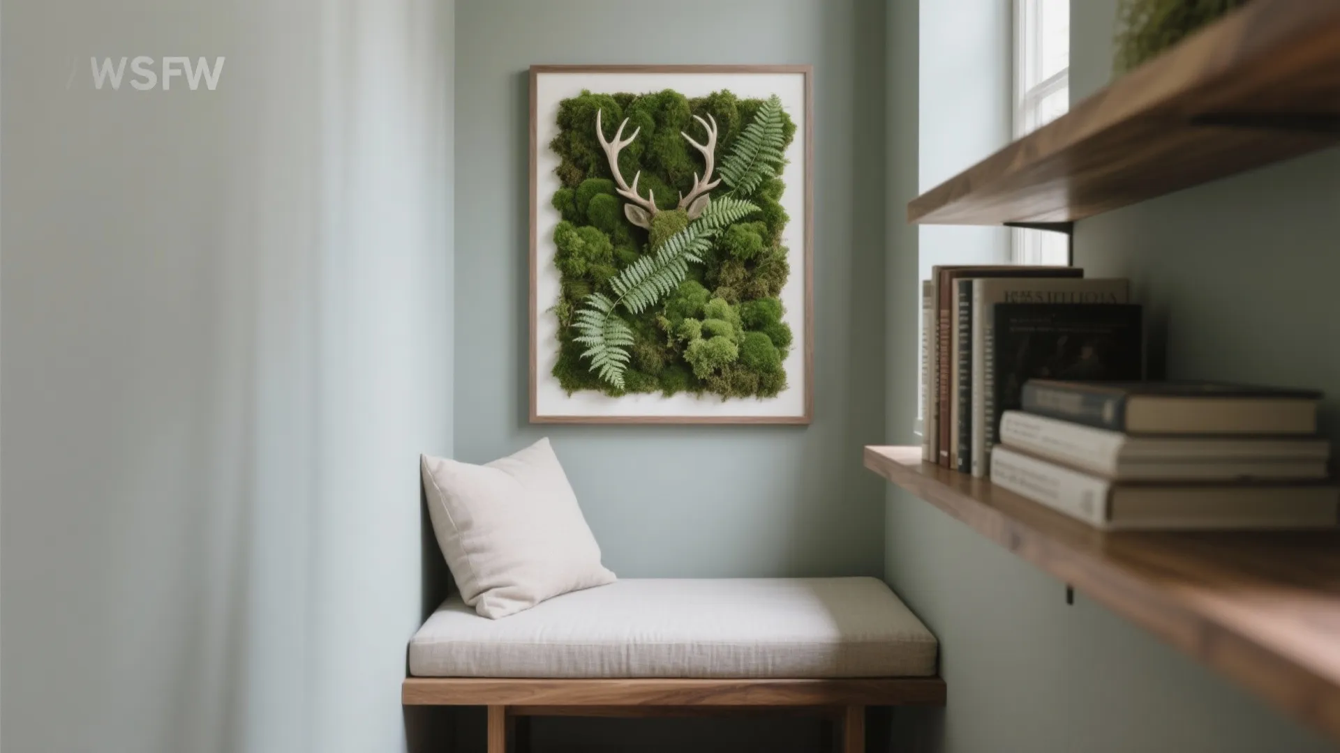 Moss Wall—Living or Preserved