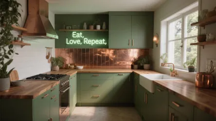 5 Moss Green Kitchen Cabinet Ideas