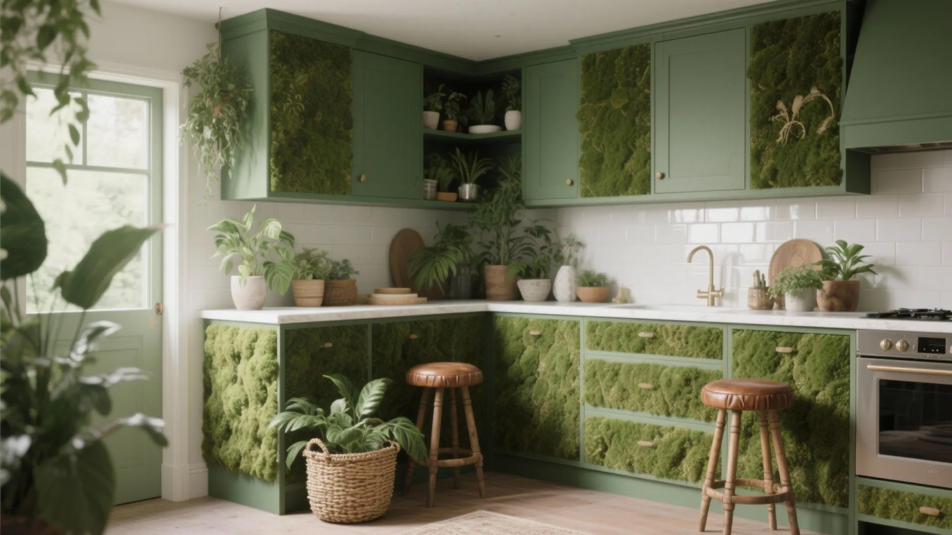 4. Moss Green: Cozy and Layered