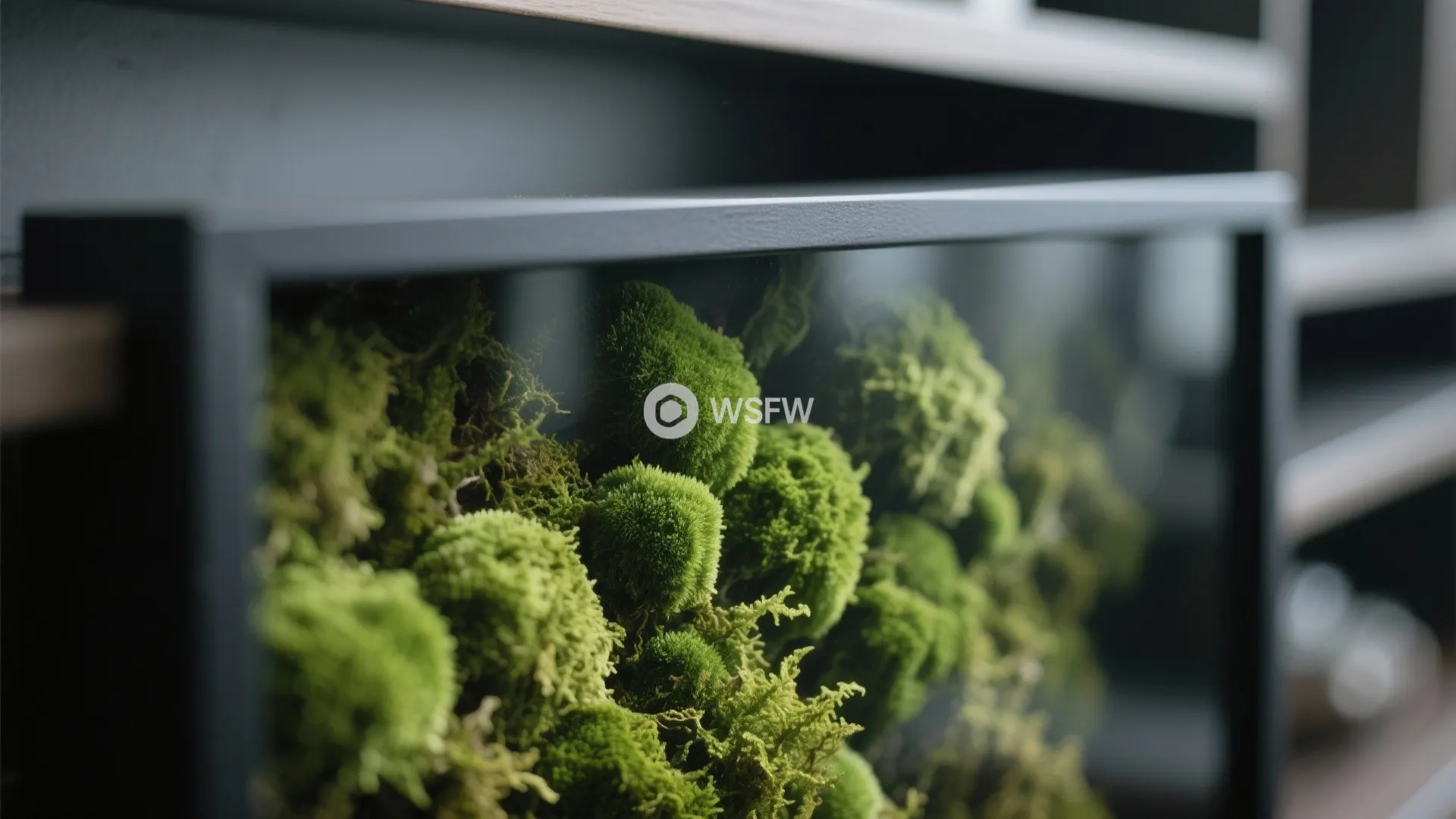 Living Moss Panel for Low-Light Corners