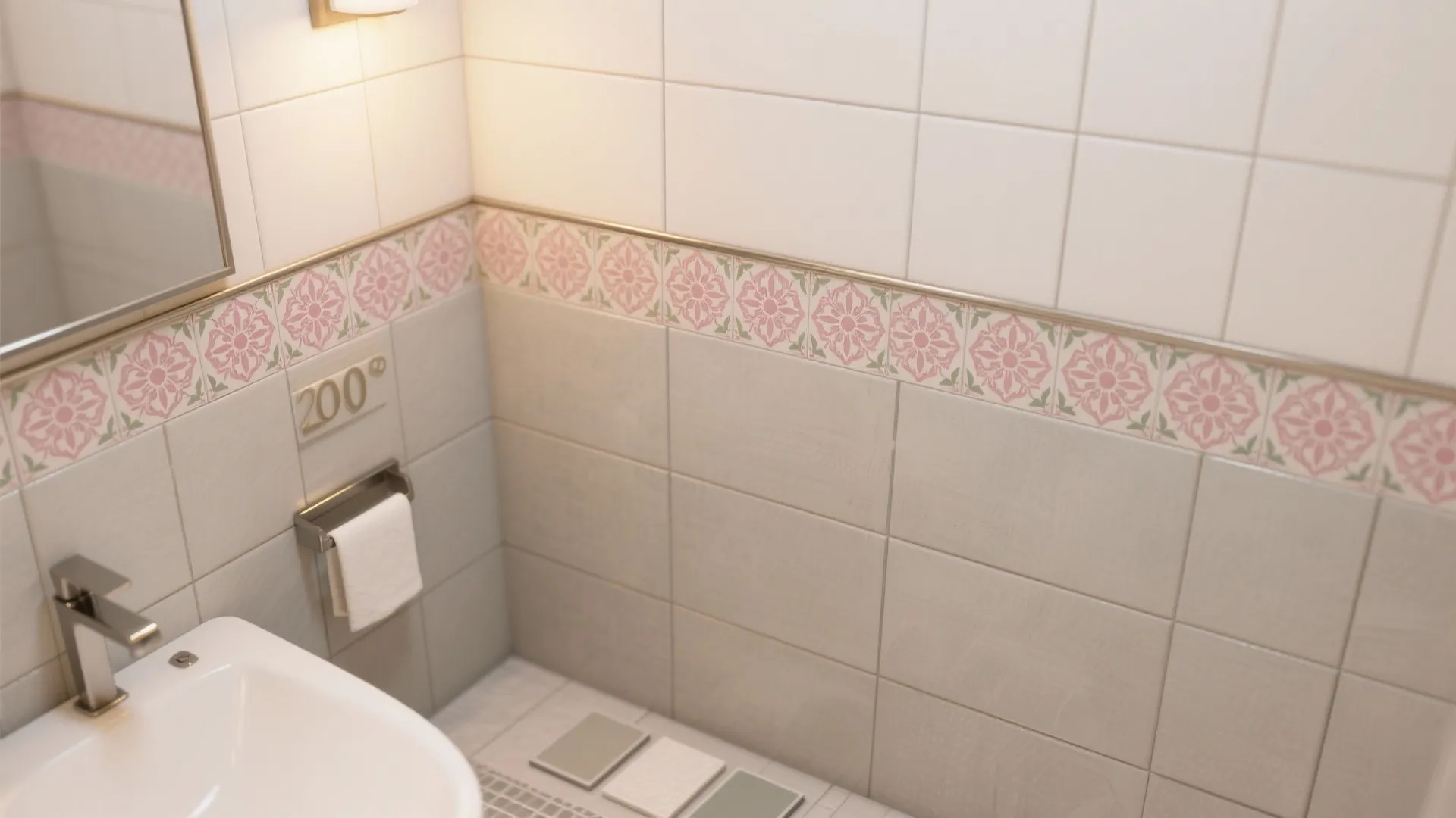 Idea 3: Indian motif accents, controlled with neutrals