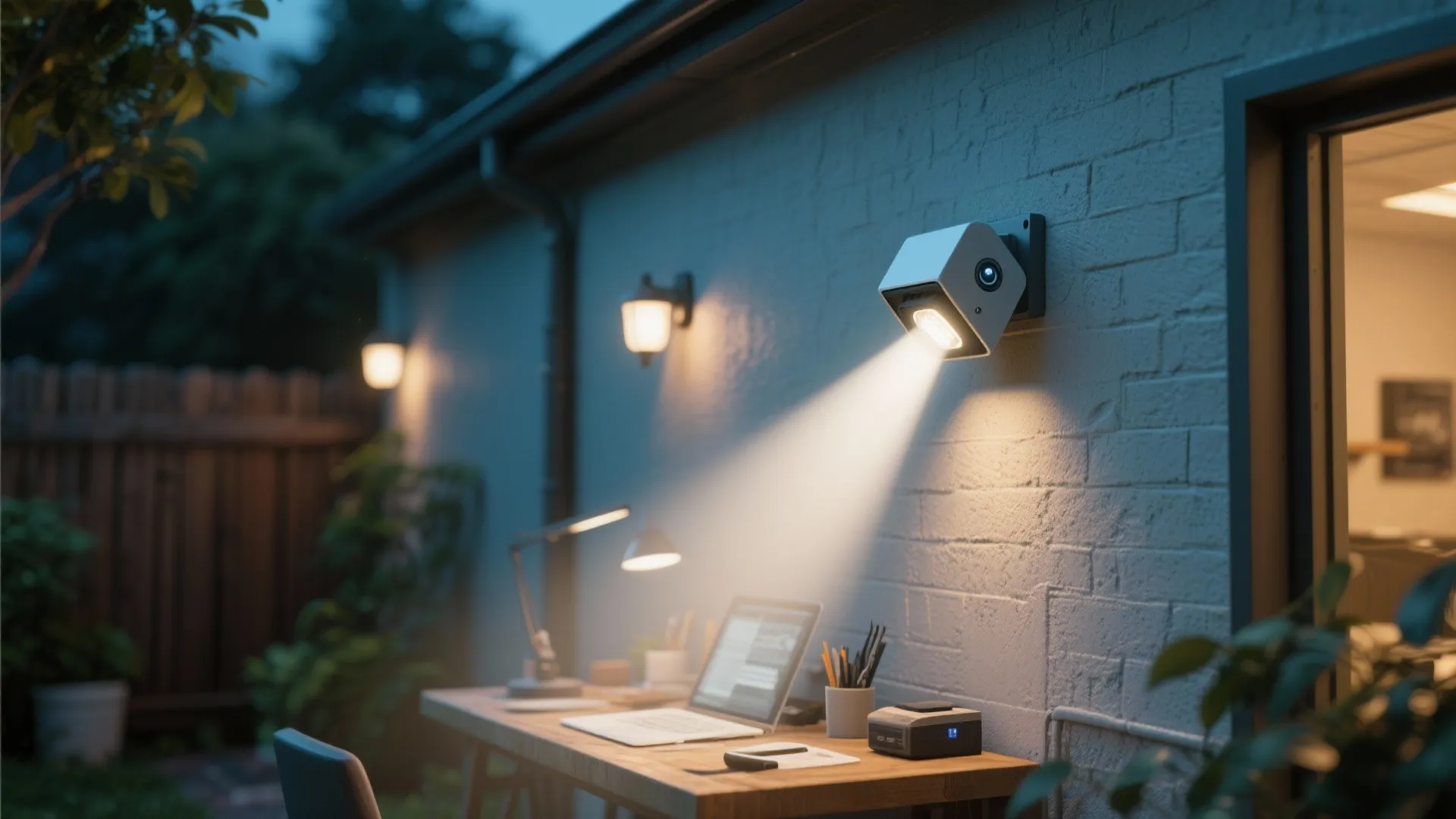 4. Motion-Activated Modern Fixtures