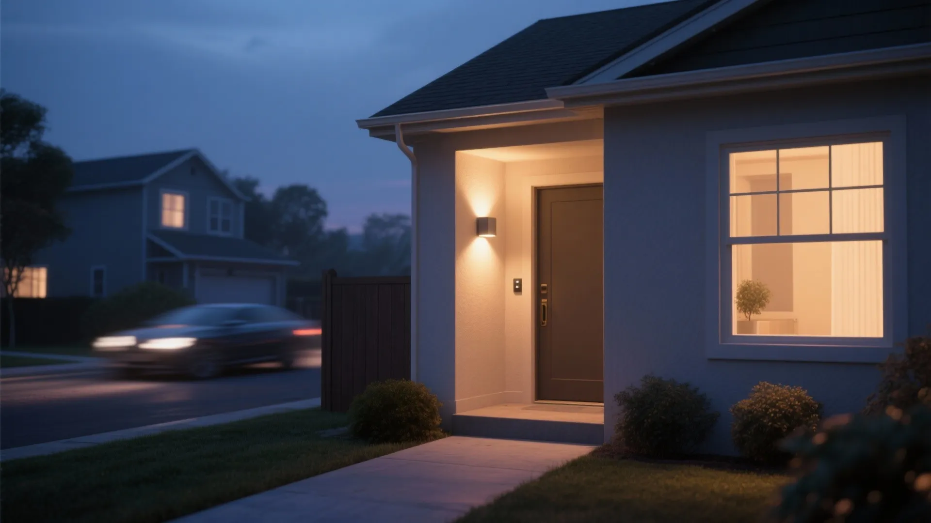 2. Motion-Activated Security Lights with Design Sense