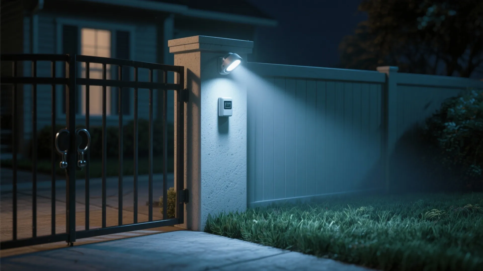 5. Motion-Sensor LED Floods with Adjustable Heads