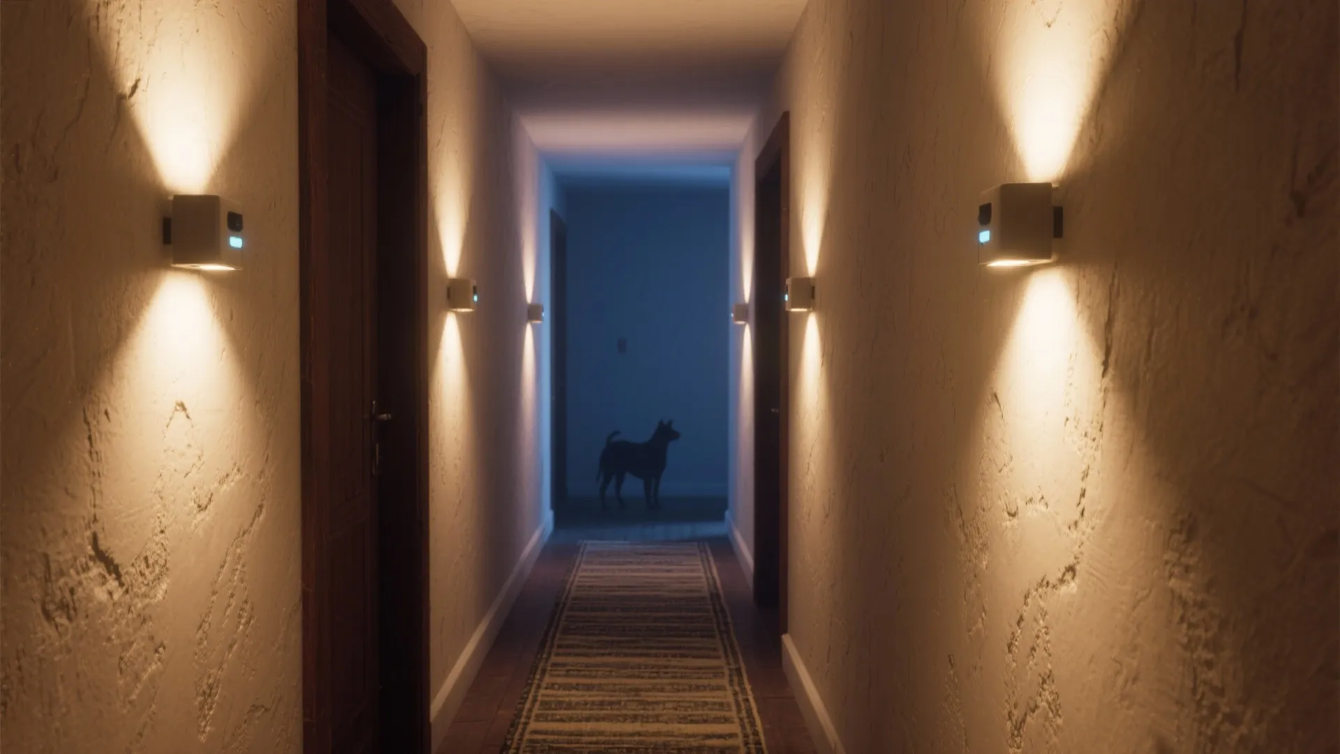 3. Motion-Sensor Wireless Sconces for Hallways