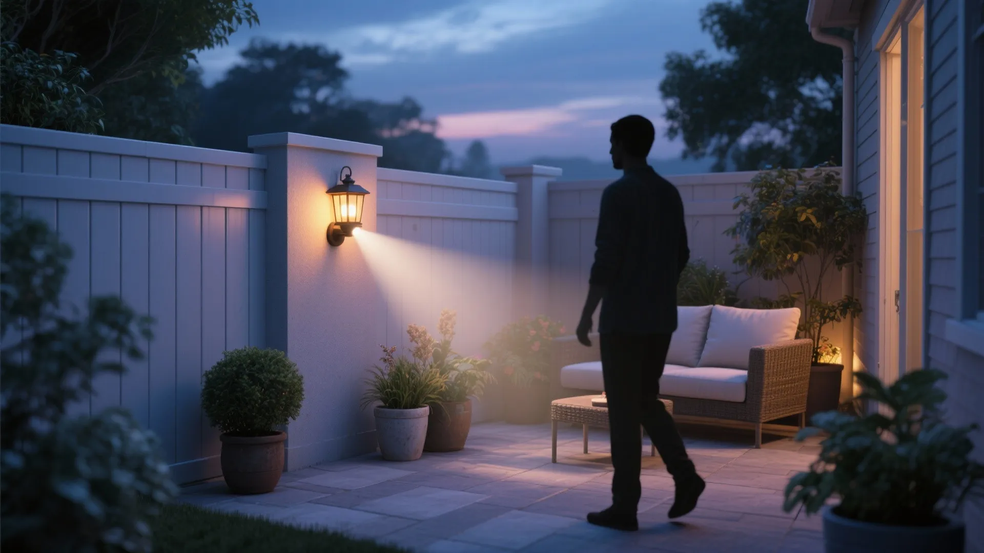 3. Motion-Activated Lanterns for Function and Fun