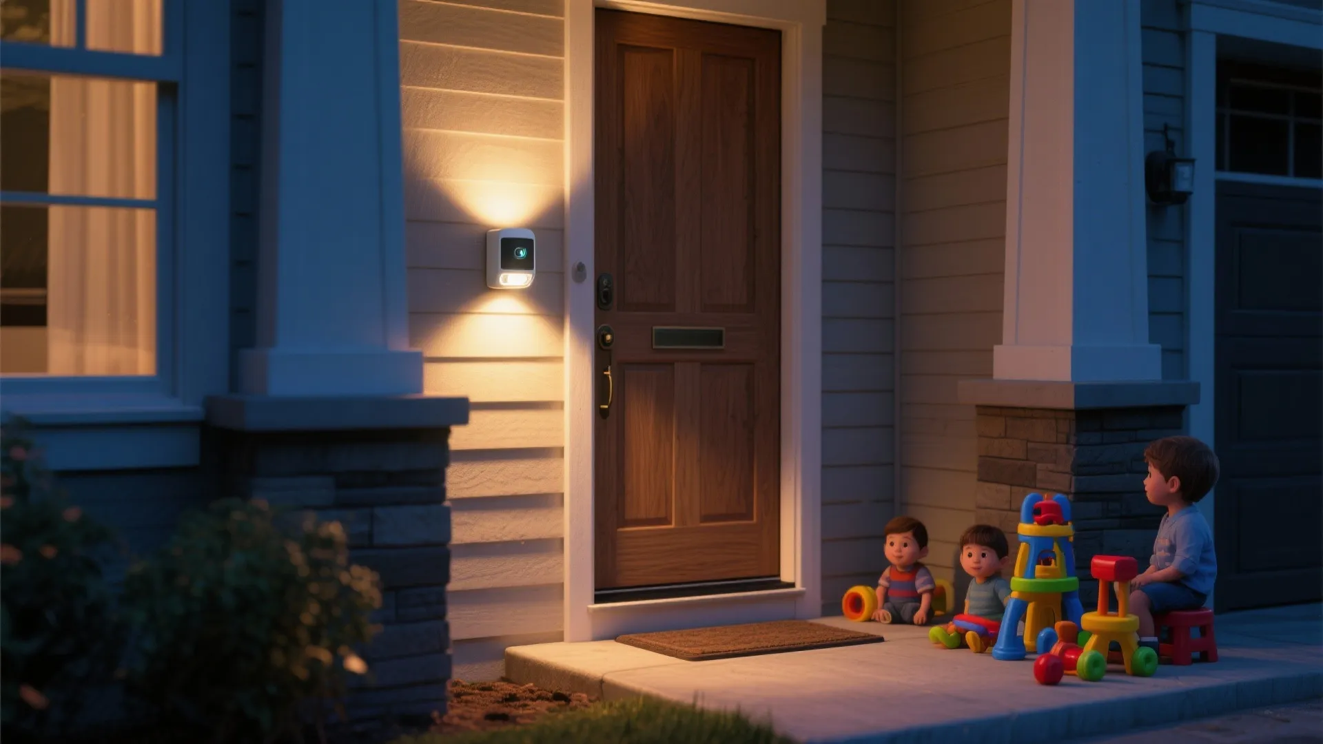 2. Motion-Sensor LED Accent Lights by the Door