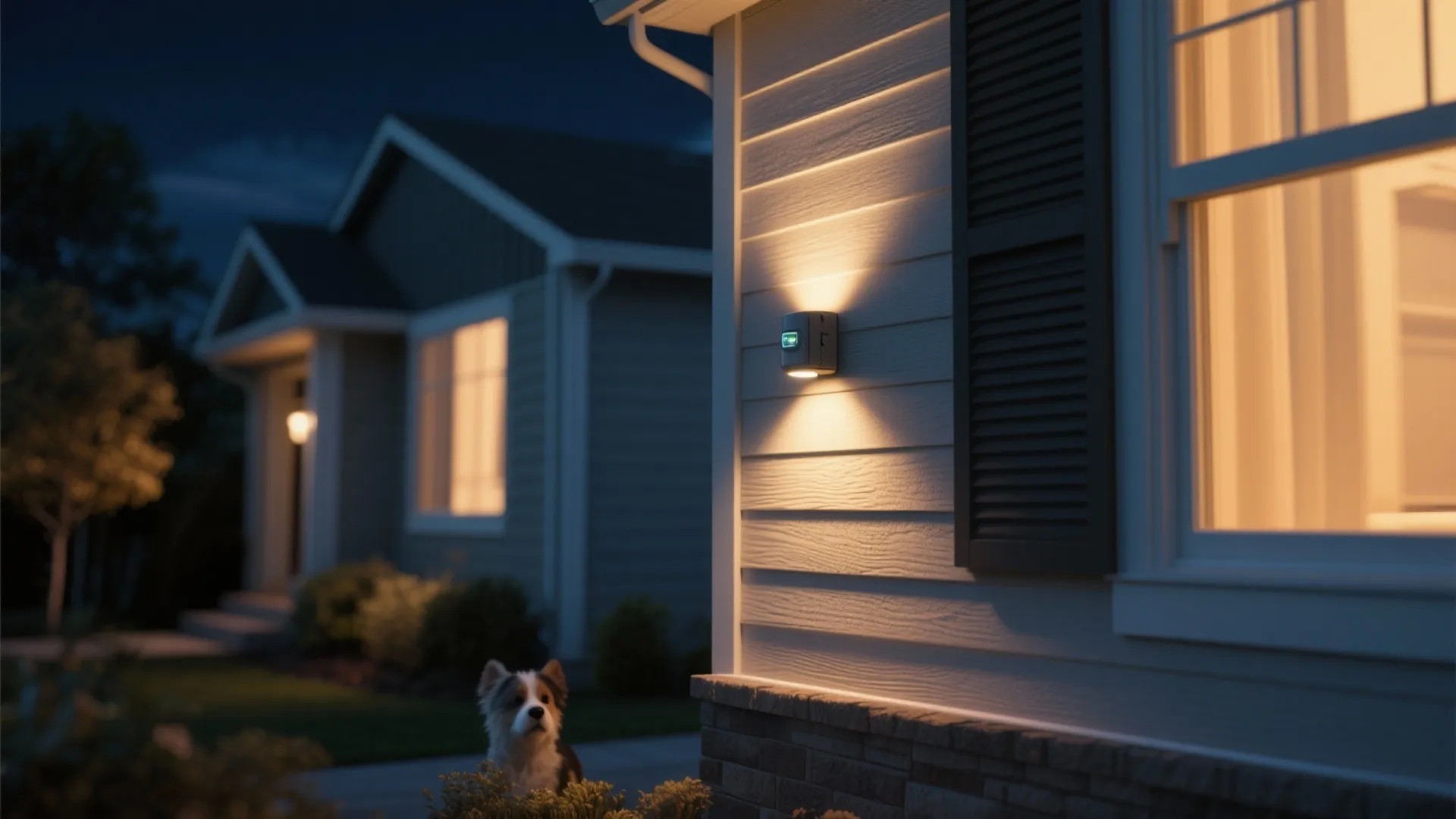 5. Motion-sensor accent fixtures for smart security