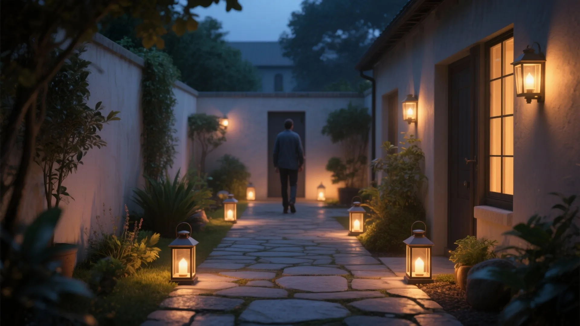 3. Motion-Activated Mini Lanterns