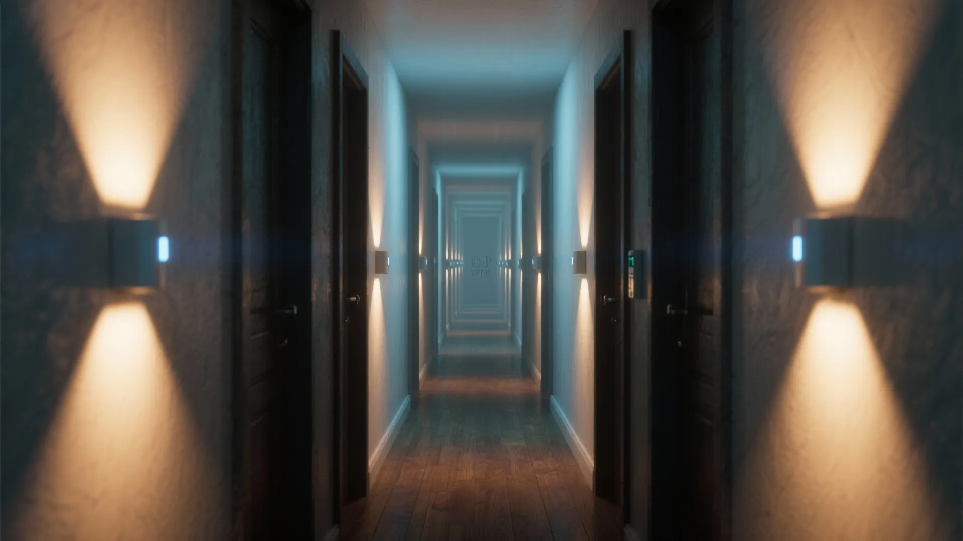 2. Motion-Sensor Accent Sconces