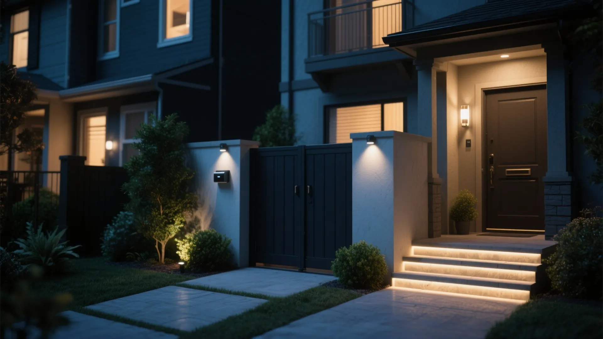 3. Motion-sensor accent LEDs for security and surprise