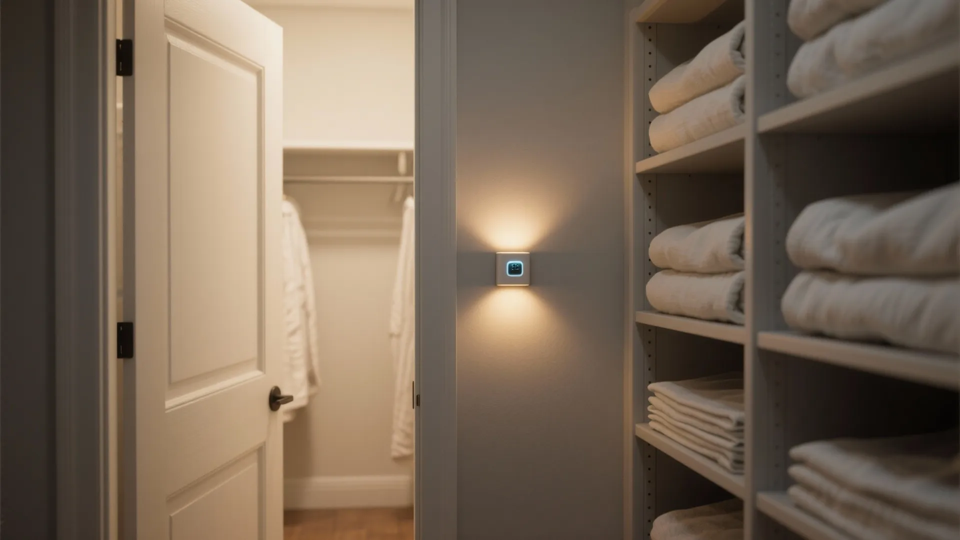 4. Motion-sensor wall fixtures