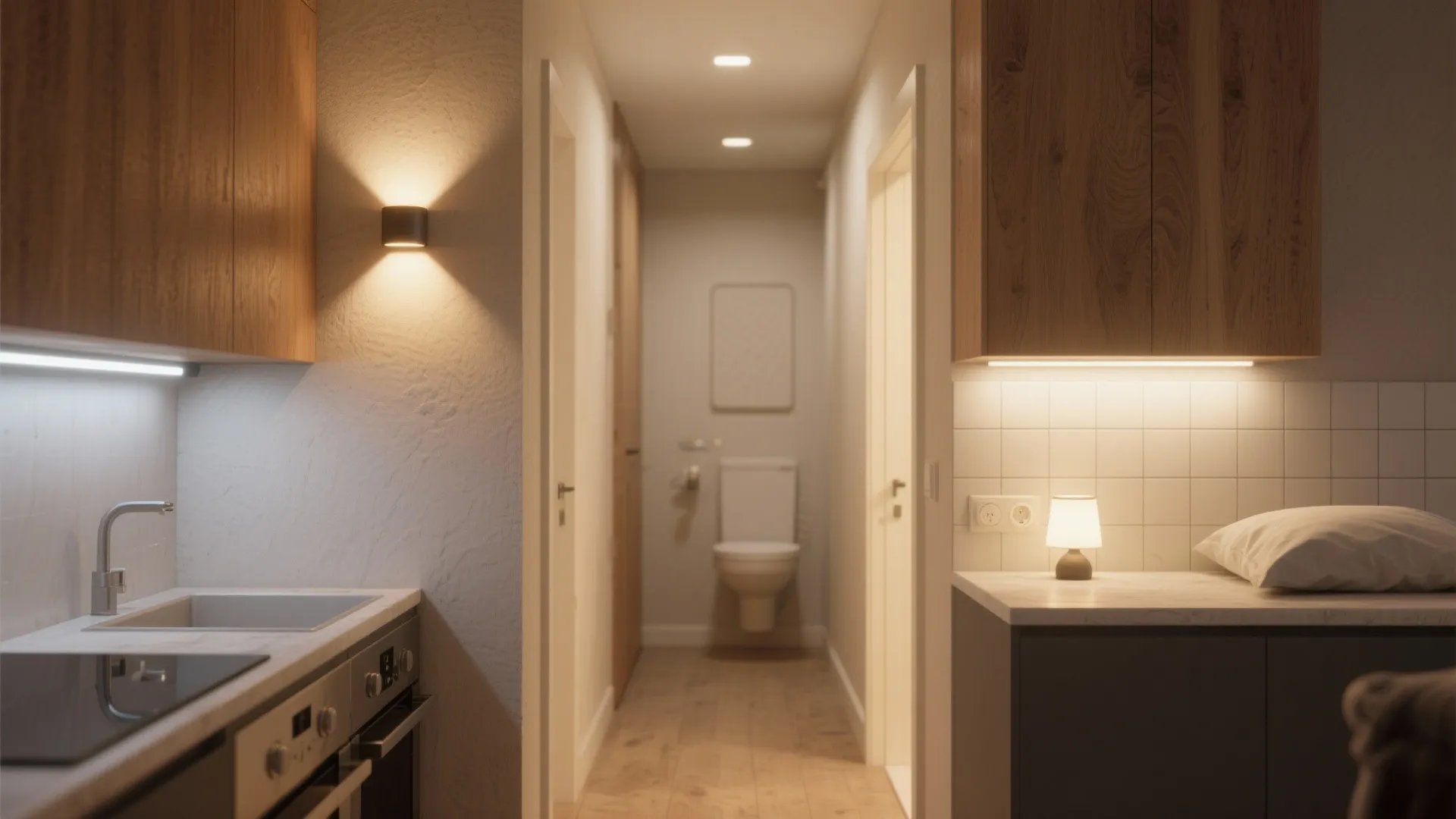5 Motion Sensor Indoor Wall Light Ideas: Small-space lighting hacks: motion sensor wall lights that save space and boost comfort