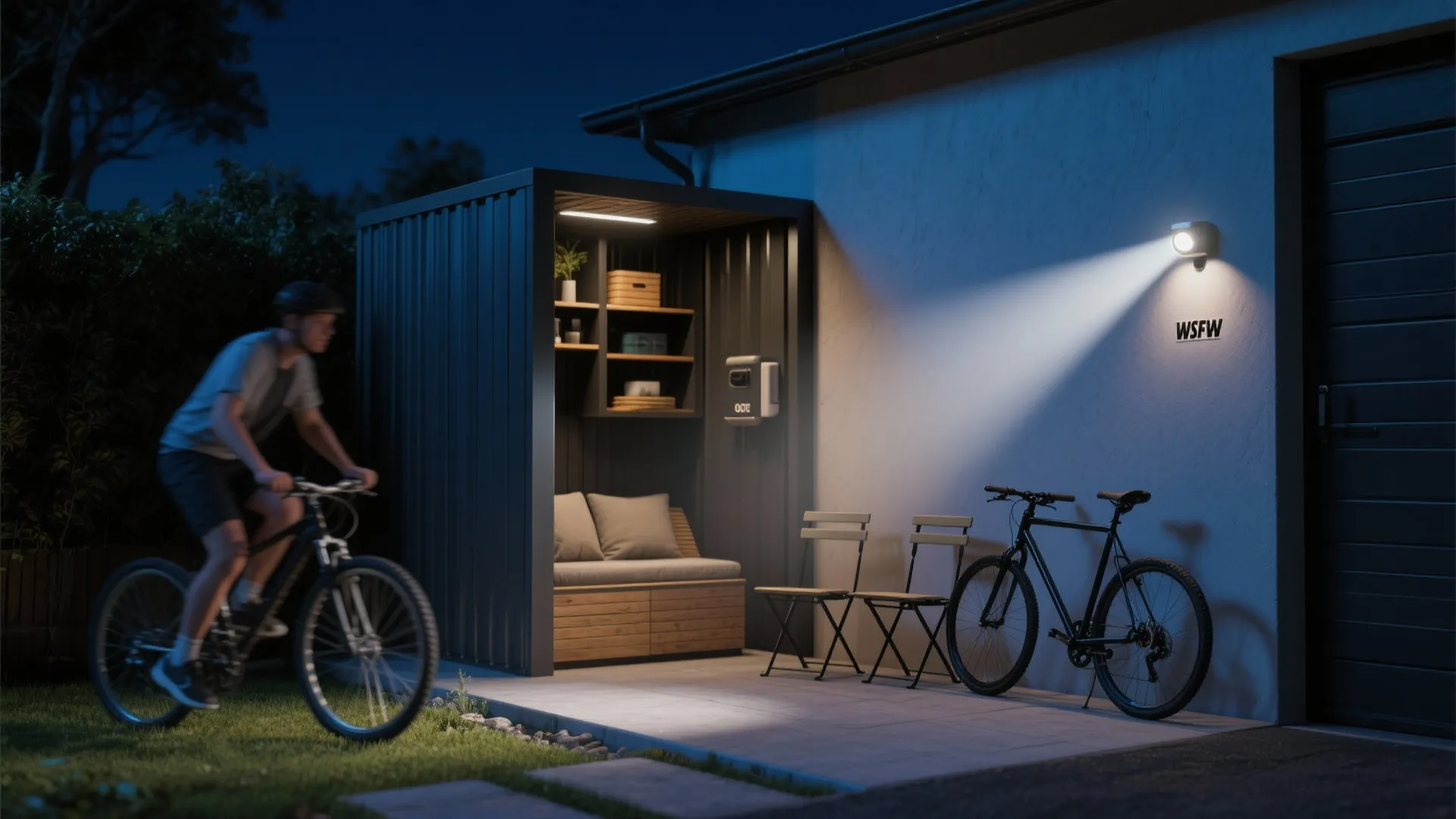 3. Motion-Sensor Wall Packs for Multifunction Areas