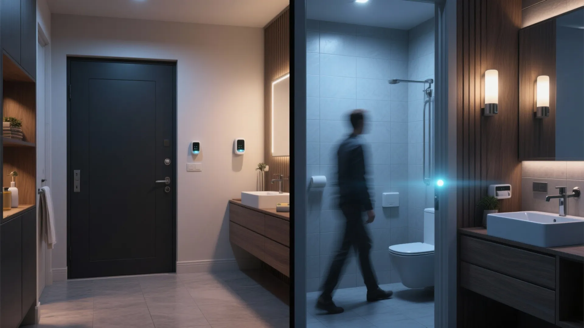 5. Smart Motion-Sensor Sconces for Entryways and Bathrooms